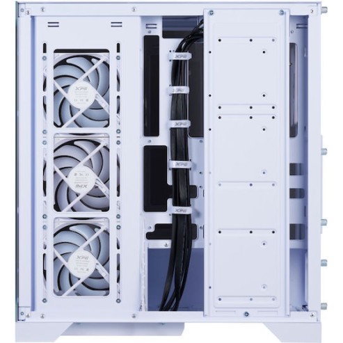 Adata Invader X BTF Midi Tower Κουτί Υπολογιστή με Πλαϊνό Παράθυρο Λευκό