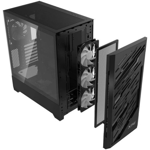 Adata Starker Air BTF Midi Tower Κουτί Υπολογιστή Μαύρο