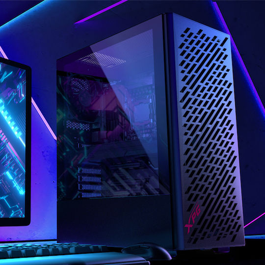 Adata XPG Valor AIR Midi Tower Κουτί Υπολογιστή με Πλαϊνό Παράθυρο Μαύρο