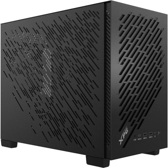Adata Valor Air Nano Gaming Mini Tower Κουτί Υπολογιστή με ARGB Φωτισμό Μαύρο