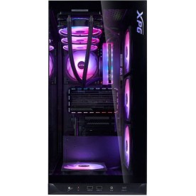 Adata Invader X Midi Tower Κουτί Υπολογιστή με Πλαϊνό Παράθυρο Μαύρο