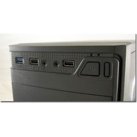 LC-Power 7037B Midi Tower Κουτί Υπολογιστή Μαύρο