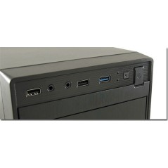 LC-Power 2014MB Micro Tower Κουτί Υπολογιστή Μαύρο