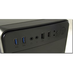LC-Power 2015MB Micro Tower Κουτί Υπολογιστή Μαύρο