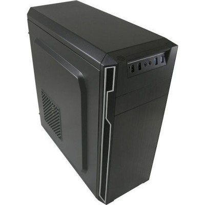 LC-Power 7038B Midi Tower Κουτί Υπολογιστή Μαύρο