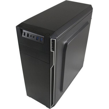LC-Power 7038B Midi Tower Κουτί Υπολογιστή Μαύρο