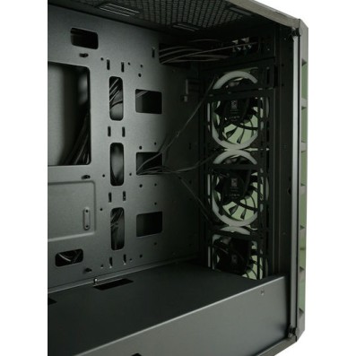 LC-Power Gaming 709B - Solar_System_X Midi Tower Κουτί Υπολογιστή με Πλαϊνό Παράθυρο και RGB Φωτισμό Μαύρο
