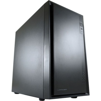 LC-Power 2016MB Midi Tower Κουτί Υπολογιστή Μαύρο