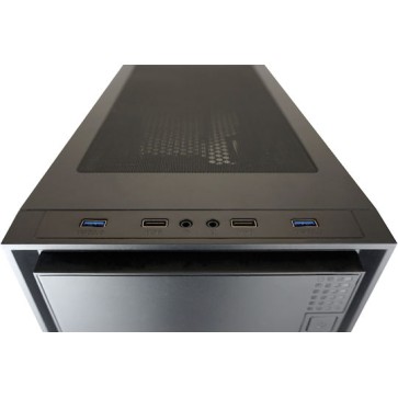 LC-Power 2016MB Midi Tower Κουτί Υπολογιστή Μαύρο