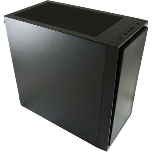 LC-Power 2016MB Midi Tower Κουτί Υπολογιστή Μαύρο