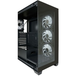 LC-Power Seamless_Pale_X Midi Tower Κουτί Υπολογιστή με Πλαϊνό Παράθυρο και RGB Φωτισμό Μαύρο