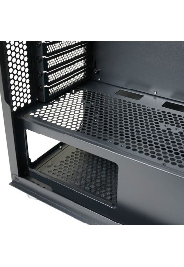 LC-Power Gaming Wanderer X Midi Tower Κουτί Υπολογιστή με Πλαϊνό Παράθυρο και RGB Φωτισμό Μαύρο