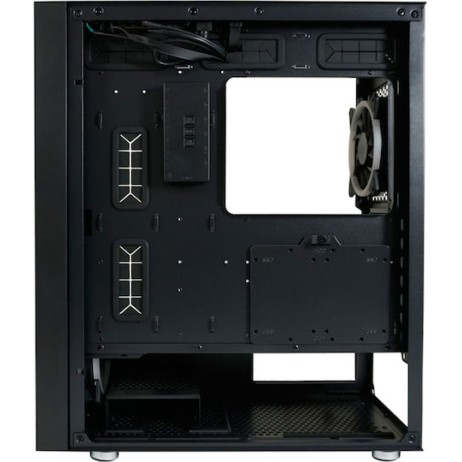 LC-Power Gaming Wanderer X Midi Tower Κουτί Υπολογιστή με Πλαϊνό Παράθυρο και RGB Φωτισμό Μαύρο