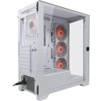 LC-Power Gaming 806W - Crosswind_X Midi Tower Κουτί Υπολογιστή με Πλαϊνό Παράθυρο Λευκό