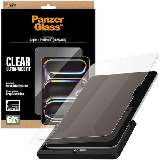 Προστατευτικό Οθόνης Panzerglass Ipad Pro 11 2024-2025 Fastfit