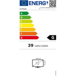 LC-Power LC-M34-UWQHD-100-C-V3 Ultrawide VA Curved Monitor 34