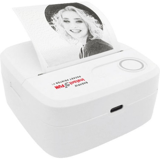 EasyPix InstantFUN Ασπρόμαυρος Εκτυπωτής Θερμικός 10102