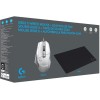 Logitech G502 X Gaming Ποντίκι 25600 DPI & G240 Mouse Pad Λευκό