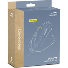 SpeedLink PIAVO Ergonomic Vertical Ενσύρματο Ποντίκι Μαύρο