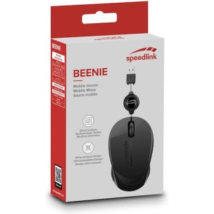 SpeedLink Beenie Ενσύρματο Ποντίκι Μαύρο