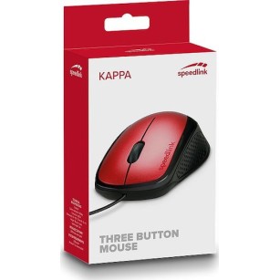 SpeedLink Kappa Ενσύρματο Ποντίκι Κόκκινο