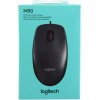 Logitech M90 Ενσύρματο Ποντίκι Μαύρο