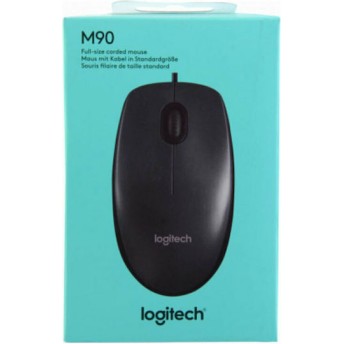 Logitech M90 Ενσύρματο Ποντίκι Μαύρο