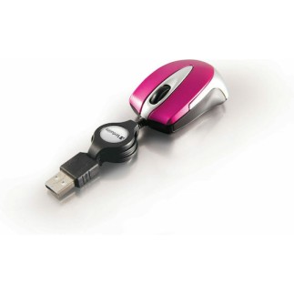 Verbatim Go Mini Ενσύρματο Mini Ποντίκι Hot Pink