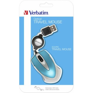Verbatim Go Mini Ενσύρματο Mini Ποντίκι Caribbean Blue