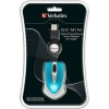 Verbatim Go Mini Ενσύρματο Mini Ποντίκι Caribbean Blue