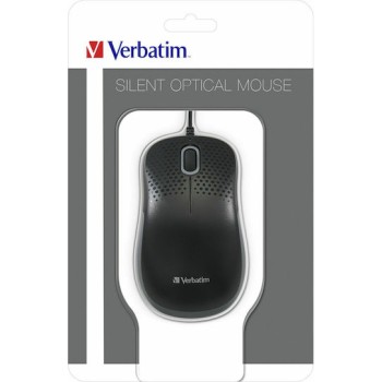 Verbatim Silent Optical Mouse Ενσύρματο Ποντίκι Μαύρο