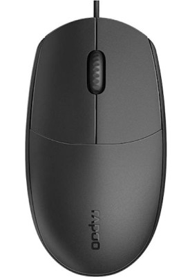 Rapoo N100 Ενσύρματο Ποντίκι Μαύρο