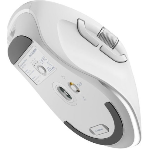 Alogic Apex Ασύρματο Bluetooth Ποντίκι Λευκό