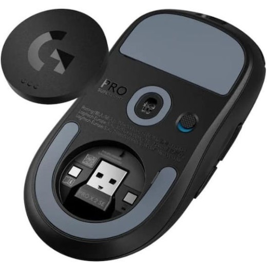 Logitech Pro X Superlight 2 SE Ασύρματο Gaming Ποντίκι Μαύρο