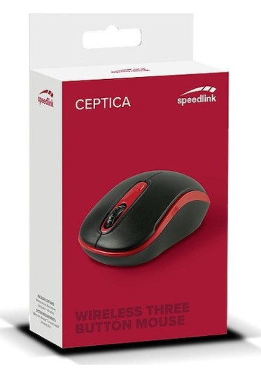 SpeedLink Ceptica Ασύρματο Ποντίκι Κόκκινο