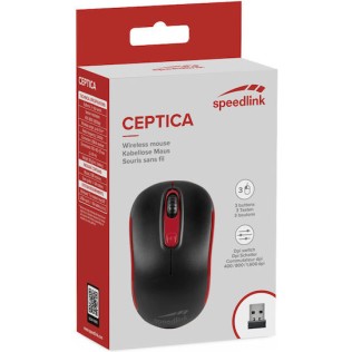 SpeedLink Ceptica Ασύρματο Ποντίκι Κόκκινο