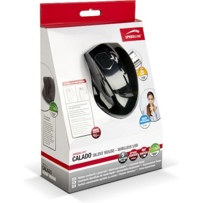 SpeedLink Calado Silent Mouse Ασύρματο Ποντίκι Μαύρο