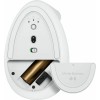 Logitech Lift for Business Ασύρματο Εργονομικό Bluetooth Vertical Ποντίκι Off-White