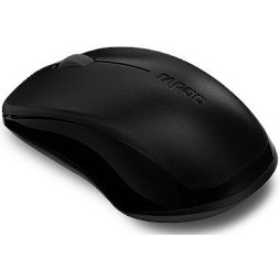 Rapoo Wireless Optical Mouse 1620 Ασύρματο Ποντίκι Μαύρο