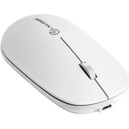 Alogic AMBT4KWH Ασύρματο Bluetooth Ποντίκι Λευκό