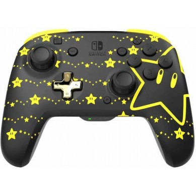 PDP 500-202-STGD Ασύρματο Gamepad για Switch Glow in the Dark Super Mario Stars