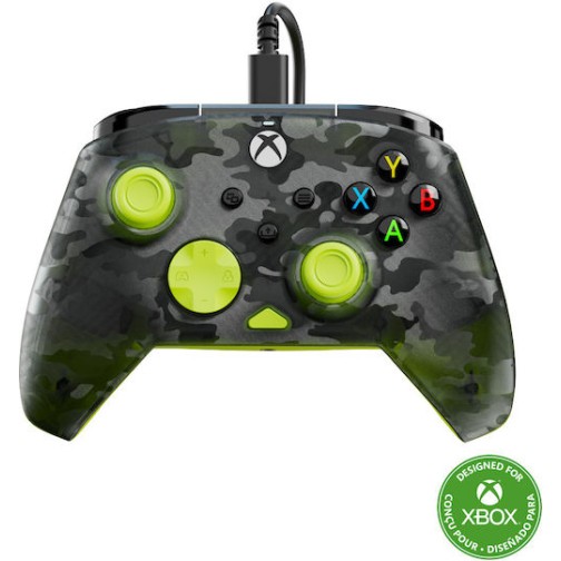 Turtle Beach Rematch Core Ενσύρματο Gamepad για PC / Xbox One / Xbox Series Ghost Black / Camo Yellow