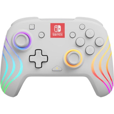 PDP Afterglow Wave Ασύρματο Gamepad για Switch Λευκό