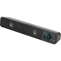 SpeedLink Brio Ηχεία Υπολογιστή 2.0 με Ισχύ 3W σε Μαύρο Χρώμα