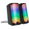 SpeedLink Tonos Ηχεία Υπολογιστή 2.0 με RGB Φωτισμό και Ισχύ 12W σε Μαύρο Χρώμα
