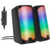 SpeedLink Tonos Ηχεία Υπολογιστή 2.0 με RGB Φωτισμό και Ισχύ 12W σε Μαύρο Χρώμα