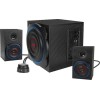 SpeedLink Gravity Carbon RGB Ασύρματα Ηχεία Υπολογιστή 2.1 με RGB Φωτισμό και Bluetooth Ισχύος 120W σε Μαύρο Χρώμα