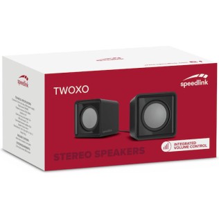 SpeedLink Twoxo Ηχεία Υπολογιστή 2.0 με Ισχύ 5W σε Μαύρο Χρώμα