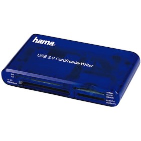 HAMA Card Reader USB 2.0 για SD/MemoryStick/CompactFlash/xD Μπλε