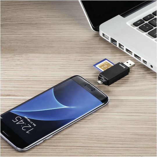 HAMA Card Reader USB 2.0 για SD/microSD